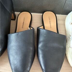 Lucky Brand Women's Black Mules